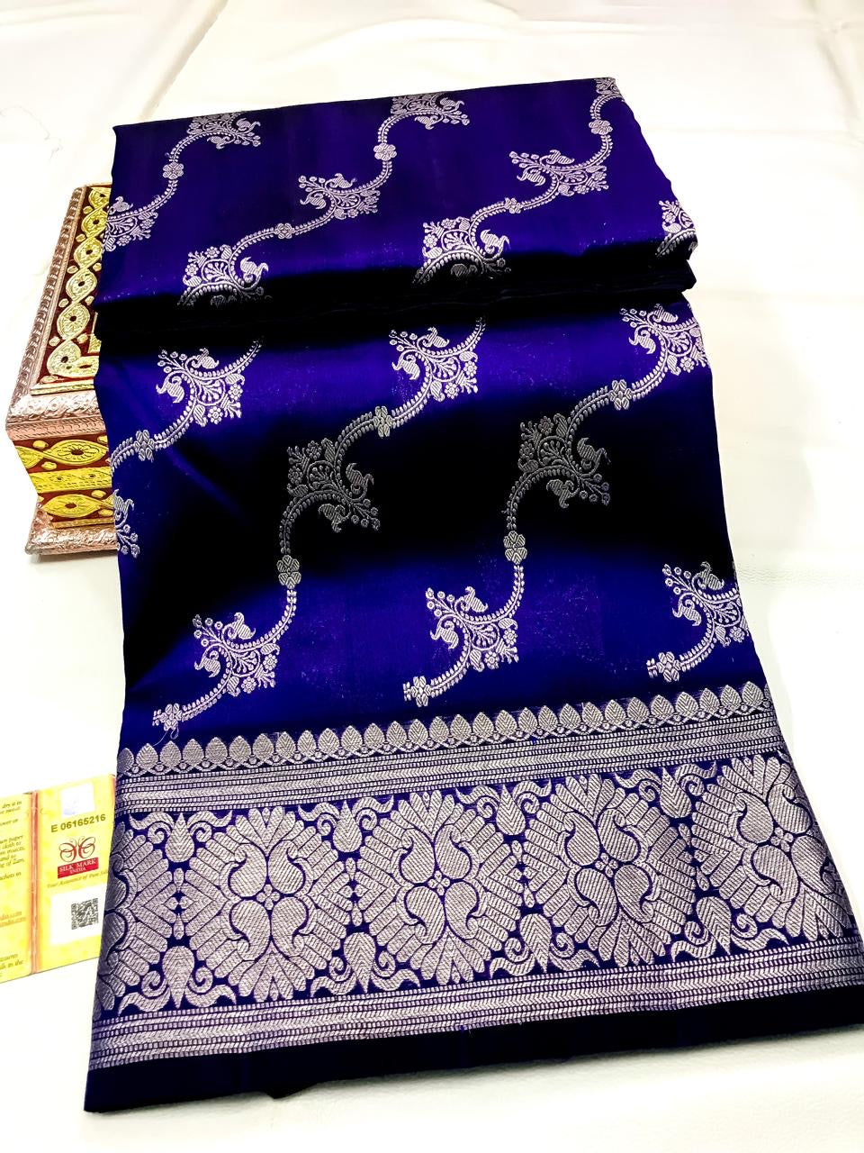 Pure Venkatagiri Pattu Saree allover jaal weaving intricate patterns